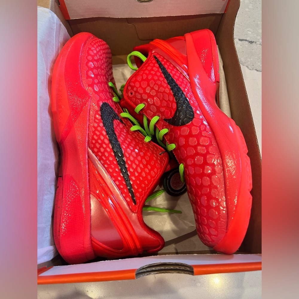 Brand NEW Nike Kobe 6 Protro - Reverse Grinch (GS)